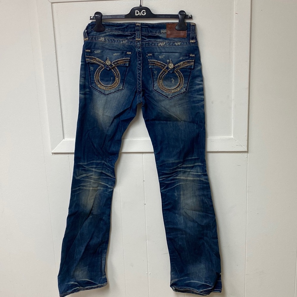 Big Star Vintage Distressed Cotton Spandex Logo Jeans Never Used